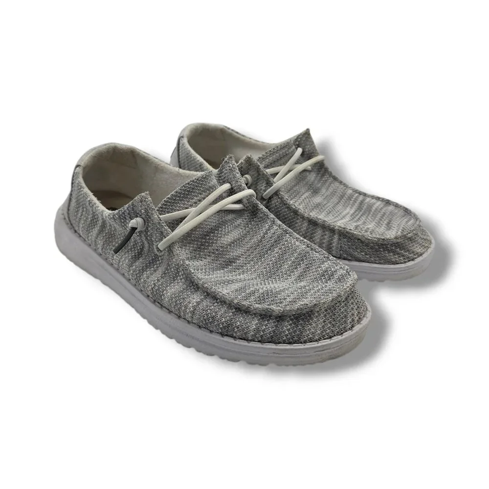 Hey Dude Wendy Sox Shoes‎ Womens 6 Glacier Grey